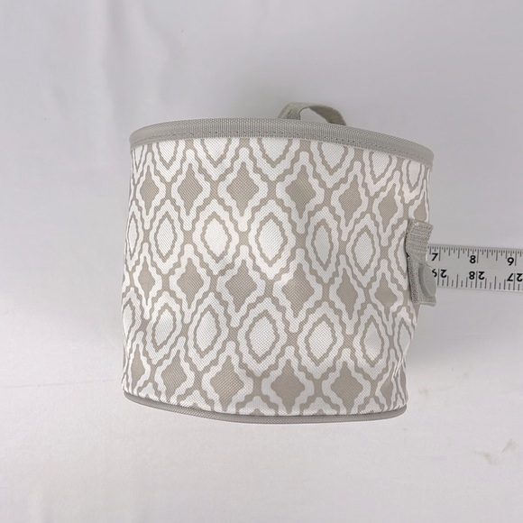 Thirty-one Oh Snap Mini Storage Bin Perfect Pendant Taupe White - Picture 8 of 10